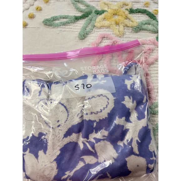 Banana Republic XS Dress Paisley Print Tie Waist Short Sleeve Casual - Picture 7 of 7